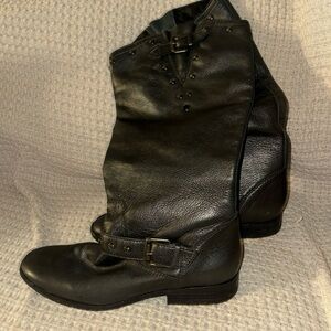 New Guess by Marciano boots buckle leather 9 western studs